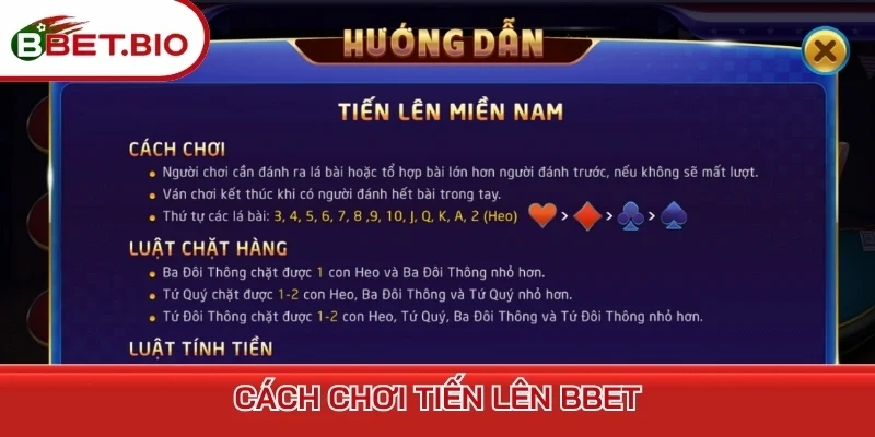 Cách chơi Tiến Lên Bbet