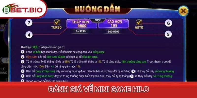 Đánh giá về Mini game Hilo