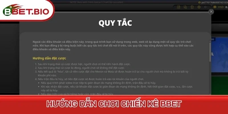 Hướng dẫn chơi Chiến kê BBet