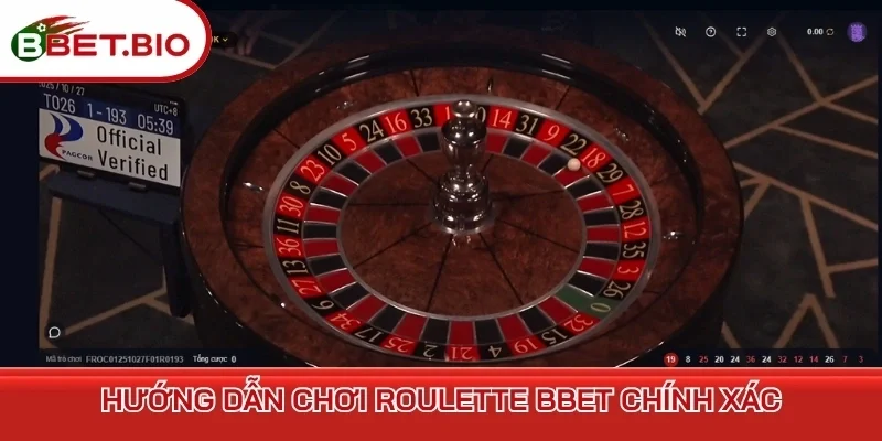 Hướng dẫn chơi Roulette BBet chính xác