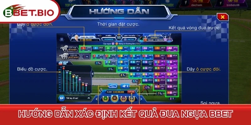 Hướng dẫn xác định kết quả Đua Ngựa BBet