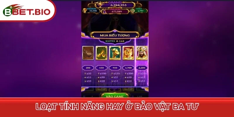 Loạt tính năng hay ở Bảo Vật Ba Tư