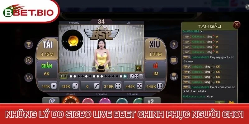 Những lý do Sicbo Live BBet chinh phục người chơi