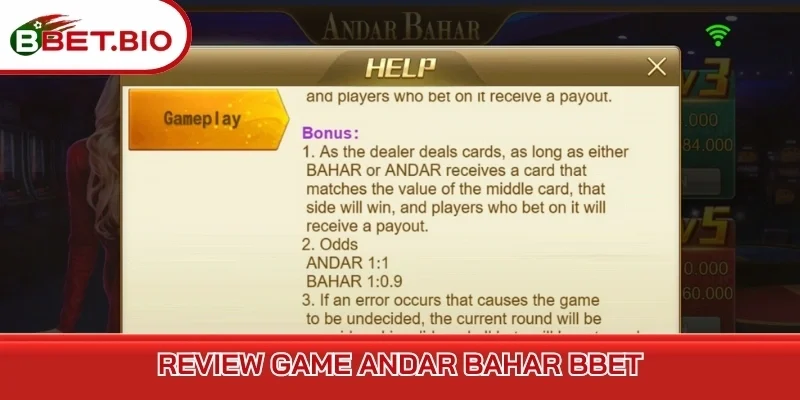 Review game Andar Bahar BBet