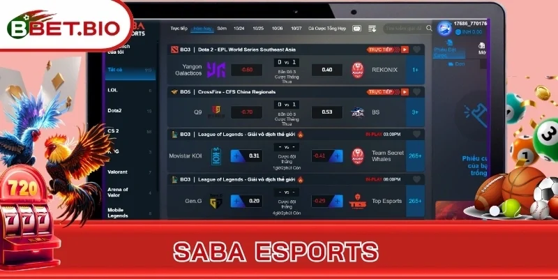 SABA Esports - Nơi Đam Mê Cược Thể Thao Bùng Cháy Mạnh Mẽ